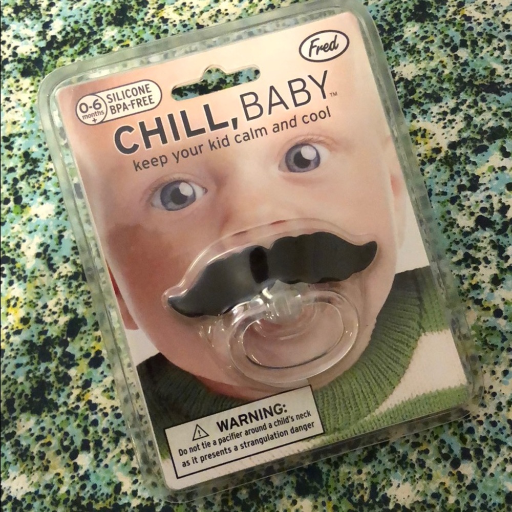 BRAND NEW! Mustache Pacifier